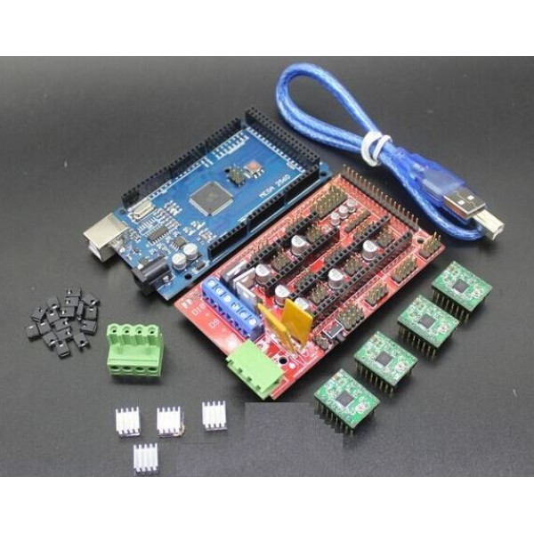 Stepper Driver Kit Mega 2560 R3 + RAMPS 1.4 + 5 A4988 Stepper